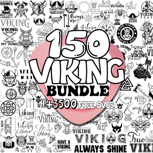 Viking Svg | Viking Svg Bundle | Celtic Kont Svg | Viking Design Svg | Vegvisir Svg | Viking Symbol Svg | Nordic Svg | Mythology Svg |Viking