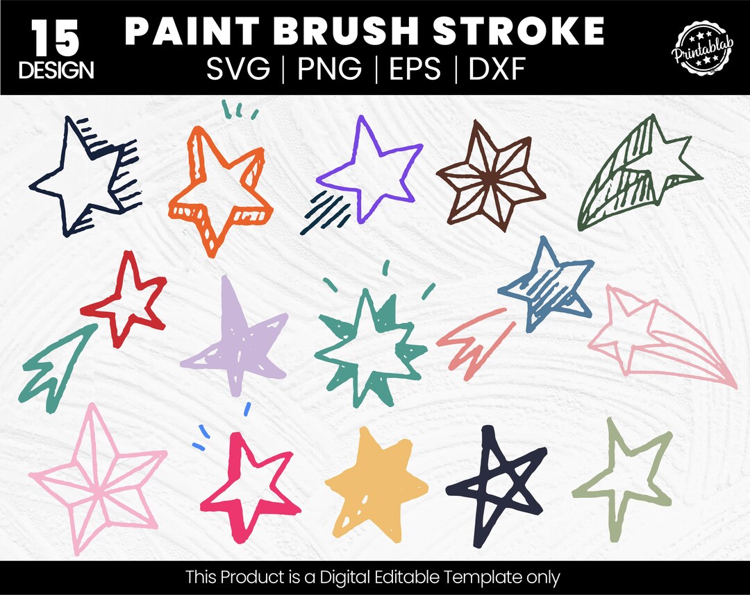 Paint Brush Stroke Svg Paint Brush Svg Brush Stroke Svg Keychain Svg