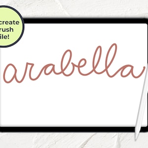 Arabella Brush, Procreate .brush File, Procreate Brush for Ipad ...