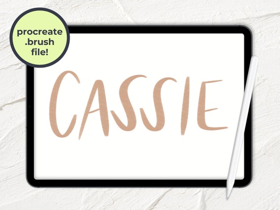 Cassie Brush, Procreate .brush File, Procreate Brush for