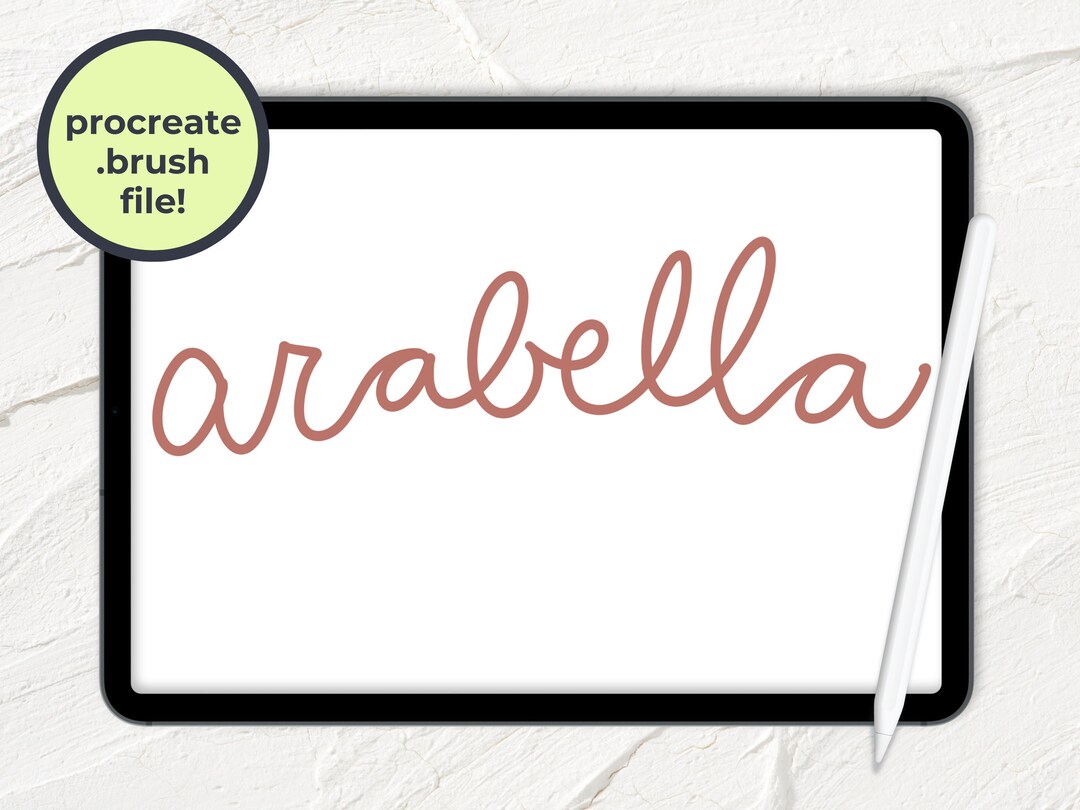 Arabella Brush, Procreate .brush File, Procreate Brush for Ipad ...