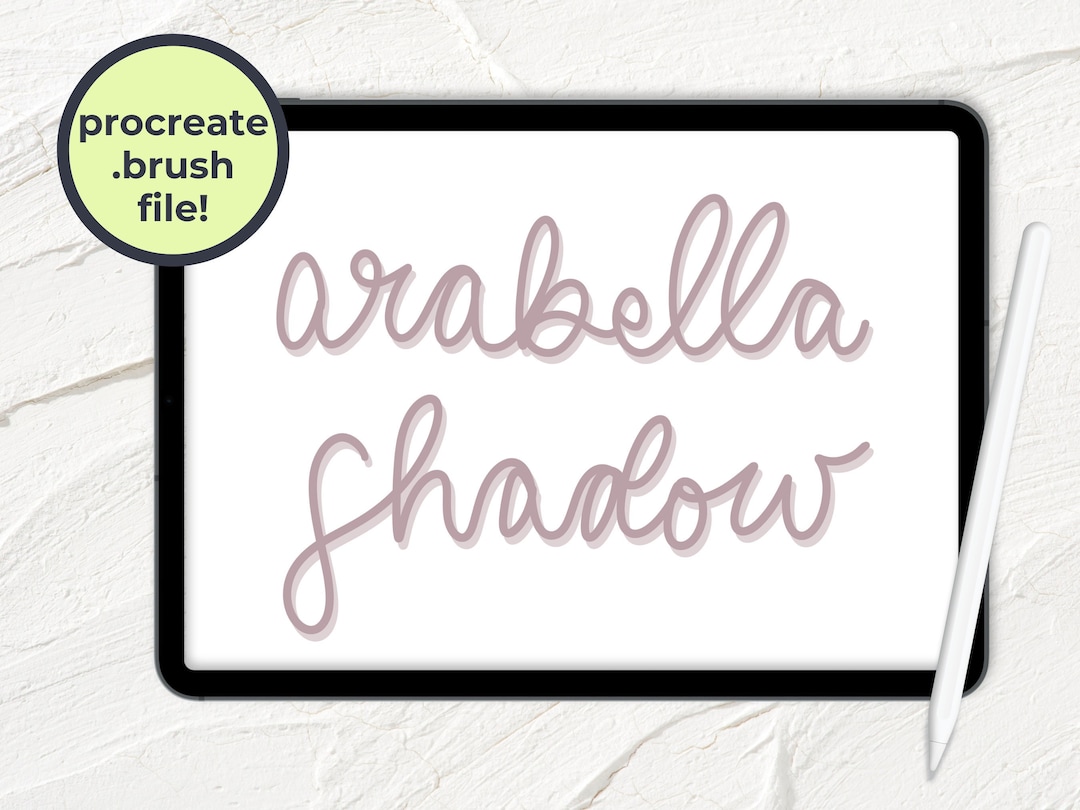 Arabella Shadow Brush, Procreate .brush File, Procreate Brush for Ipad ...