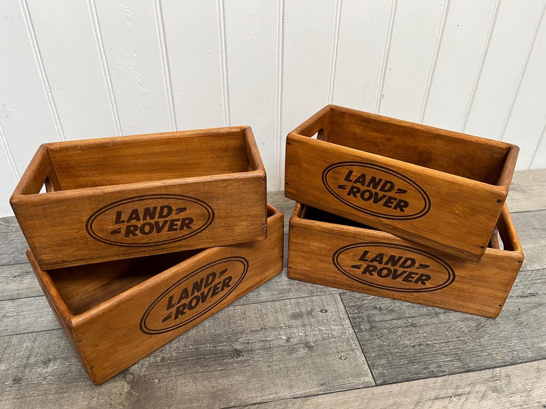 LAND ROVER Storage CRATE Box Made From Reclaimed Timbers - Etsy