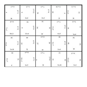 Multiplication puzzle