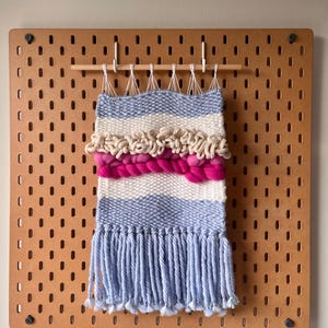 Wall Hanging &quot;Meadowsky&quot;, Woven Wall Art 30*40cm Unique | Handmade | Weaving | Macrame | Artisanal | Boho Home Decor
