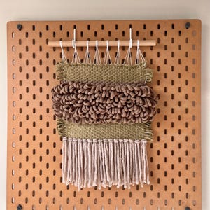 Wall Hanging &quot;Pistachio&quot;, Woven Wall Art 30*40cm Unique | Handmade | Weaving | Macrame | Artisanal | Boho Home Decor