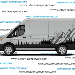 No.1154 Universal Fitting Motorhome Caravan Graphics Decals Stickers ...