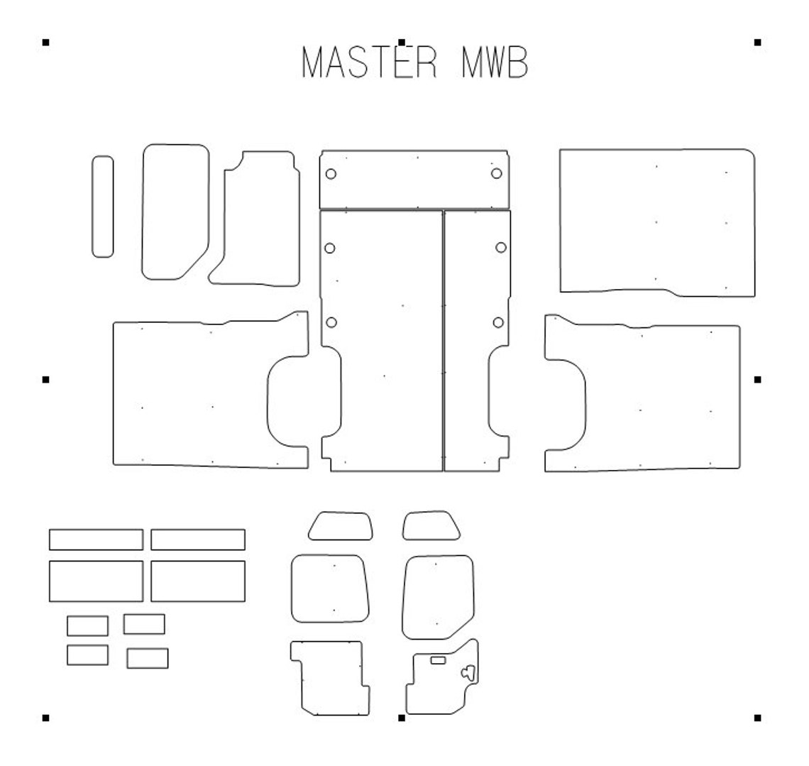 Ply Lining Templates DXF Files Cad Files Ready to Cut Over Etsy