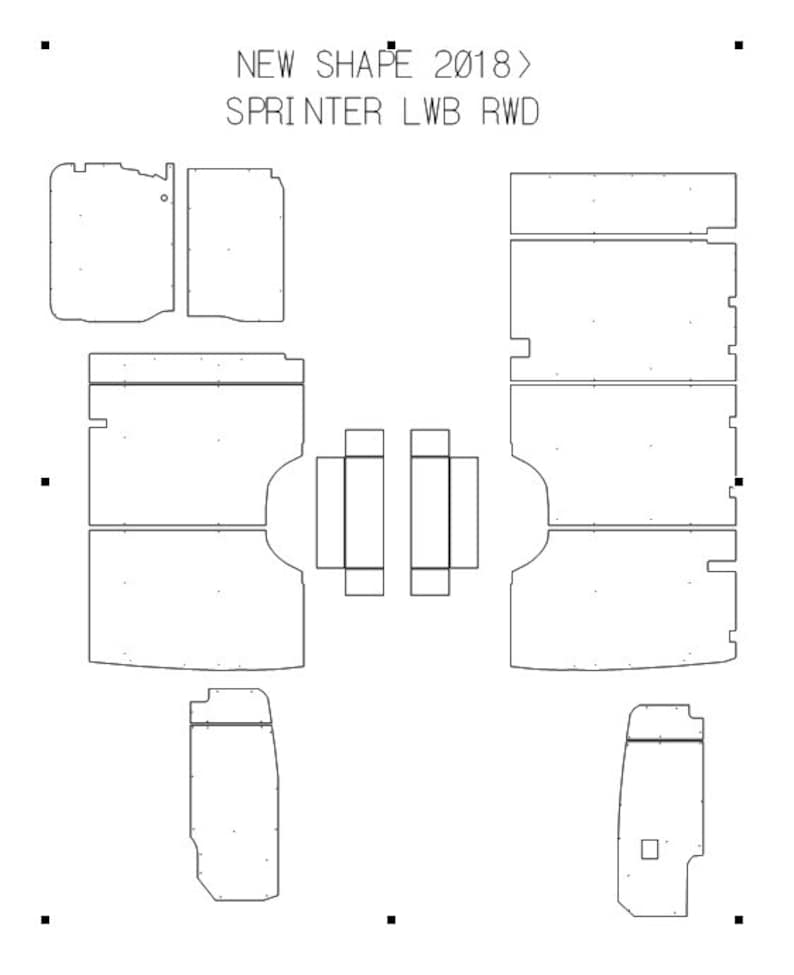 Ply Lining Templates DXF Files, Cad Files Ready to Cut, Over 110 Files