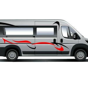 No.106 Universal fitting motorhome caravan graphics decals stickers camper van.
