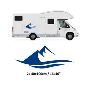 No.887 Universal fitting motorhome caravan graphics decals stickers camper van.