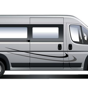 No.881 Universal fitting motorhome caravan graphics decals stickers camper van.