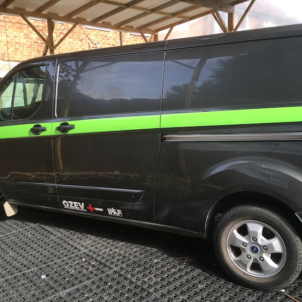 Ford Transit Custom Compatible Side Stripes Graphics Decals Any Colour