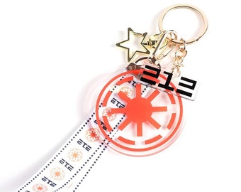 The Clone Commander Lanyard Keychain