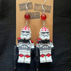 2-D Trooper Earrings