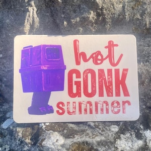 Hot Gonk Summer Sticker