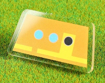 Chop Acrylic Pin