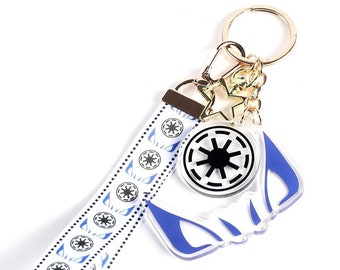 The Clone Captain Lanyard Keychain