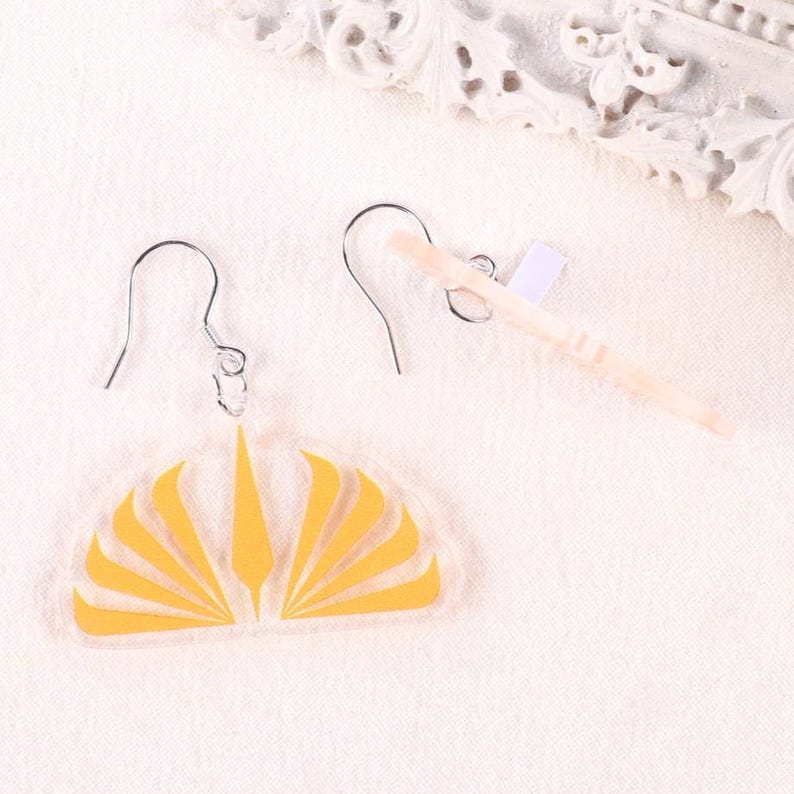 For Light and Life Acrylic Earrings image 3