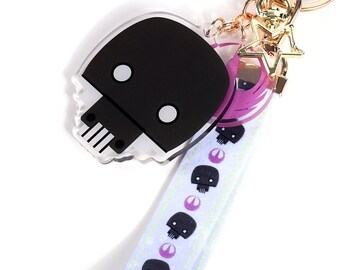 【BLACKPURPLE】24FW★ StellaCord Keyring Rebel Spy Lanyard Keychain - Etsy