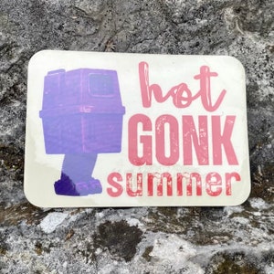 Hot Gonk Summer Sticker