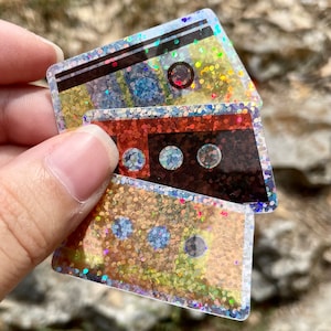 Chop Glitter Sticker