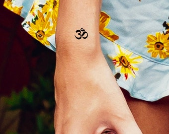 Small Ohm Temporary Tattoo / Ohm tattoo / wrist tattoo / little cute tattoo