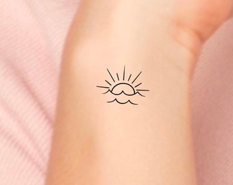 Sunshine Tattoo Etsy Sunshine Tattoo Etsy