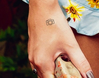 Camera Tattoo Etsy