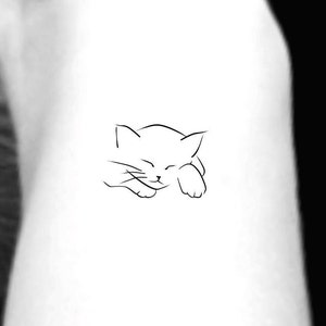 Kitty Temporary Tattoo