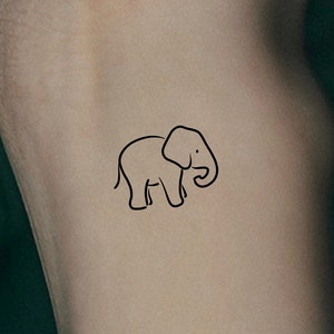 Elephant Temporary Tattoo
