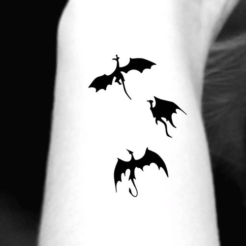 Dragon Temporary Tattoo Etsy