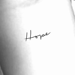 Hope Temporary Tattoo