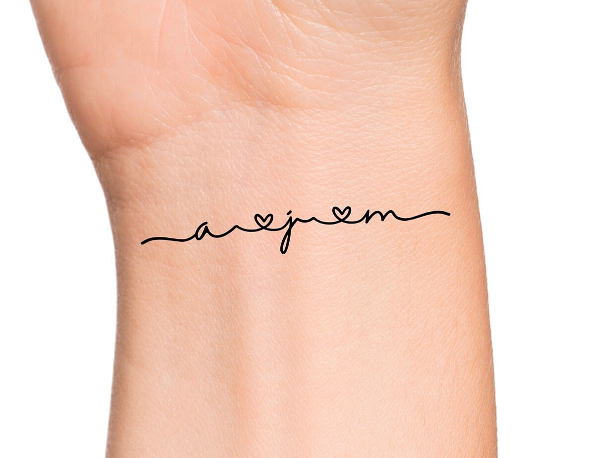 Initials Hidden in a Tattoo: The Secret Code