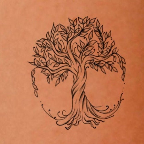 Tree of Life Tattoo / Tree Tattoo / Small Tree Temporary - Etsy UK Tree of Life Tattoo / Tree Tattoo / Small Tree Temporary - Etsy UK