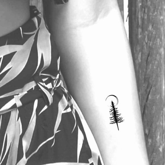 Moon Tree Temporary Tattoo - Etsy Moon Tree Temporary Tattoo - Etsy