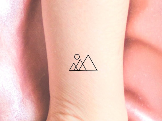 triangle tattoo, Simple line tattoo Tattoo Art By Rajan - YouTube