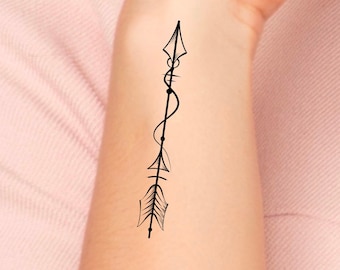 Arrow Temporary Tattoo