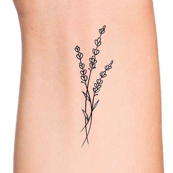 Flower Tattoo Etsy
