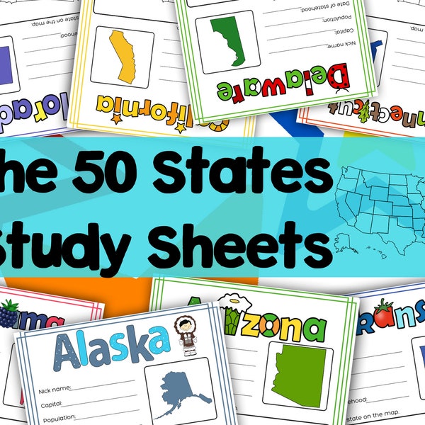 50 States - Etsy