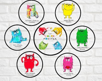 The Colour Monster Emotion Cards