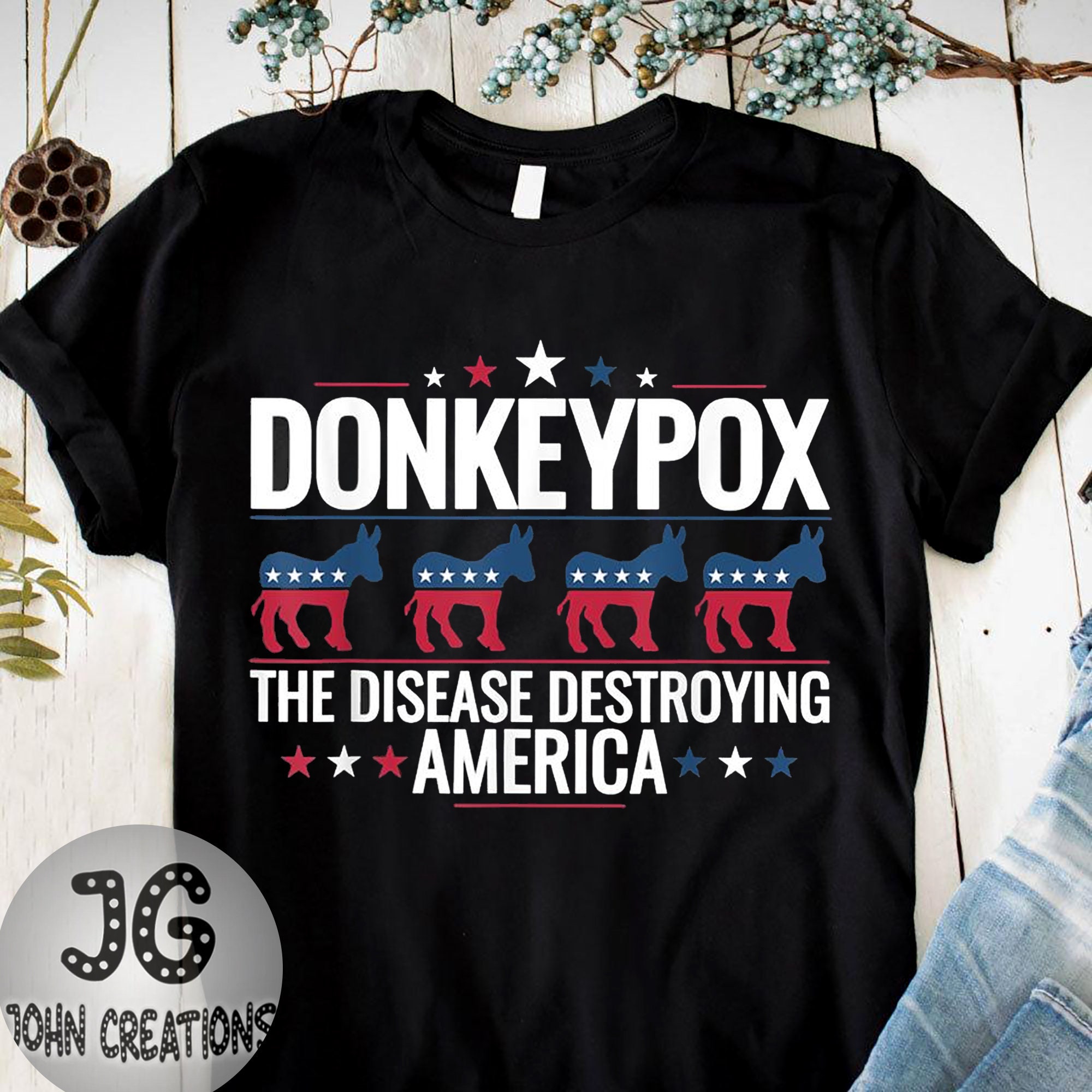 Donkey Pox The Disease Destroying America Donkey pox T-Shirt
