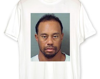 Tiger Woods Mugshot - Etsy Australia