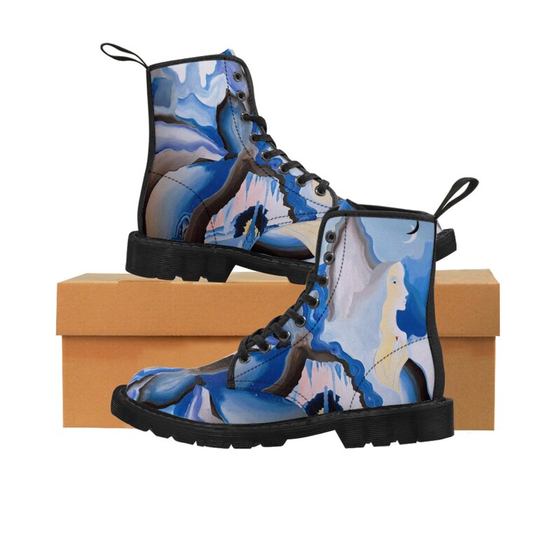 Women's top Canvas Boots Mystic Moon