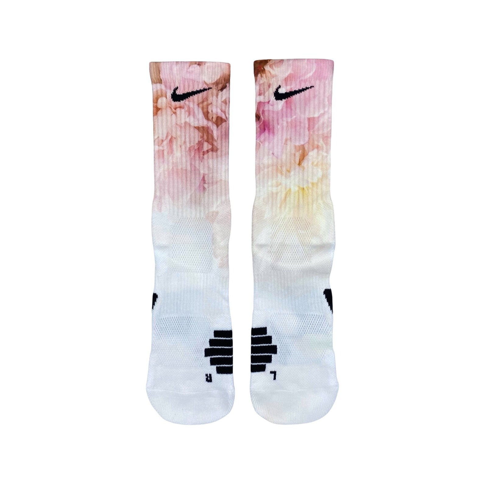 nike flower printed socks