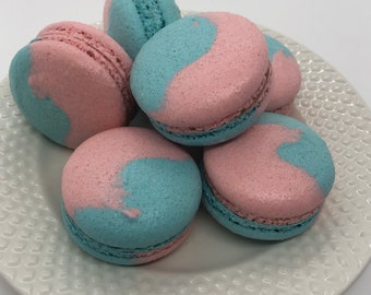 Gender Reveal Macarons (set of 6) - Etsy Canada