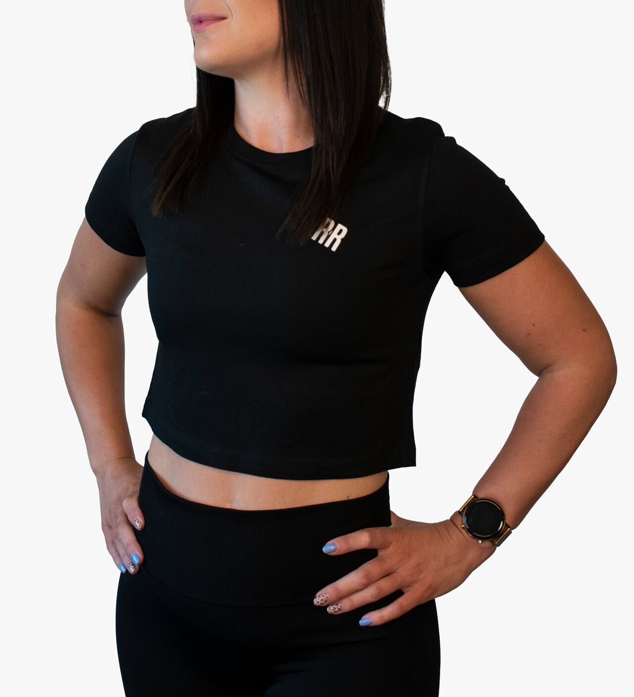 Rebel Rebel Crop Tshirt Gym Crop Tshirt Black Crop Shirt Etsy