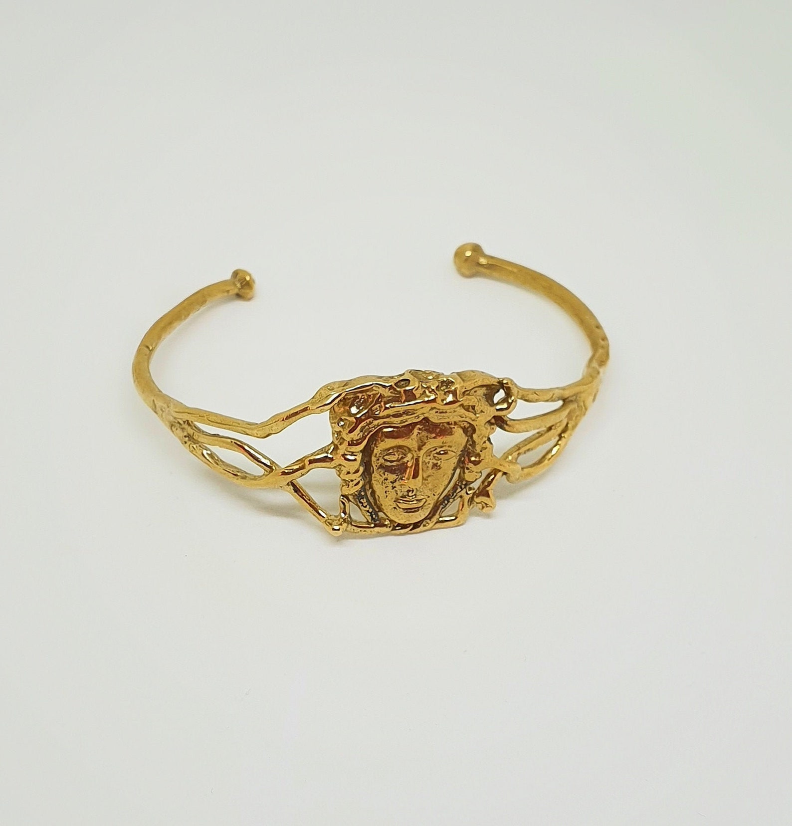 medusa enamel logo bracelet