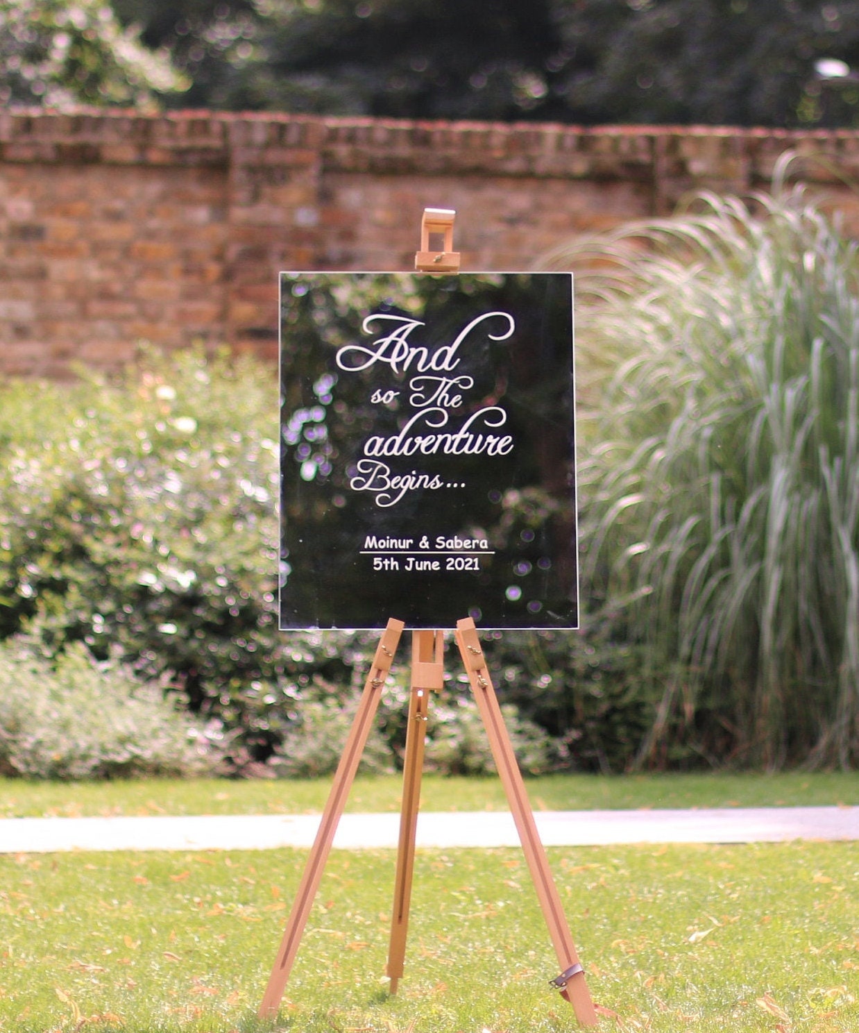 Wedding Mirror Sign Etsy