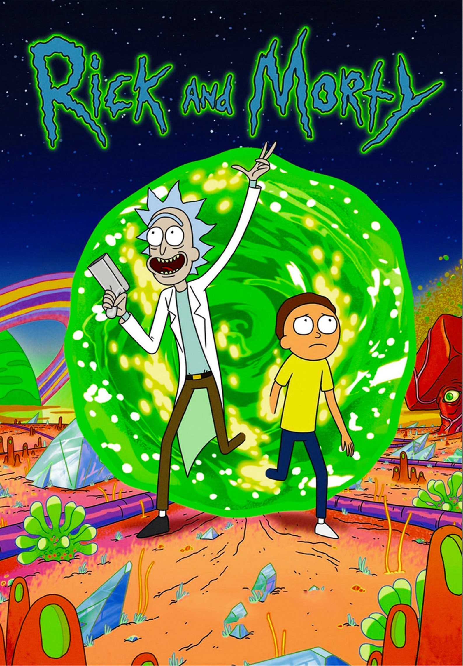 rick and morty poster rick and morty poster